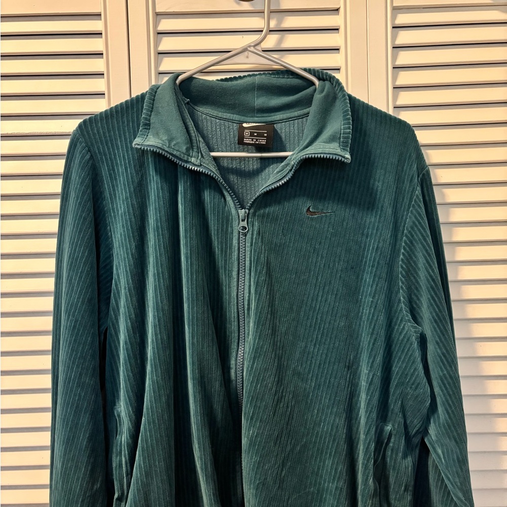 Nike Teal Ribbed Jacket
